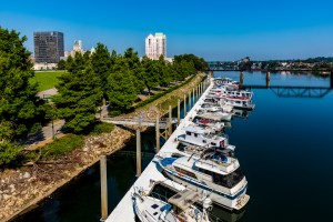 Downtown Augusta GA Skyline and the Savannah River 0000